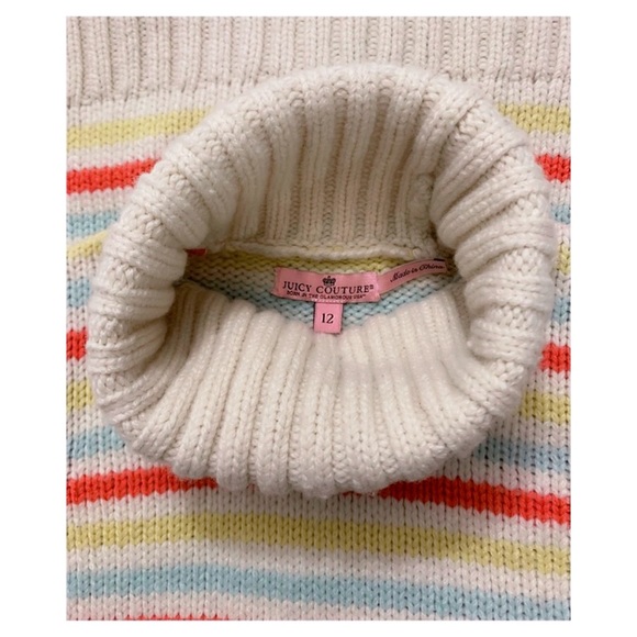 Juicy Couture Girl Turtleneck Wool Sweater Dress Sz.12~Excellent Condition - Picture 3 of 10